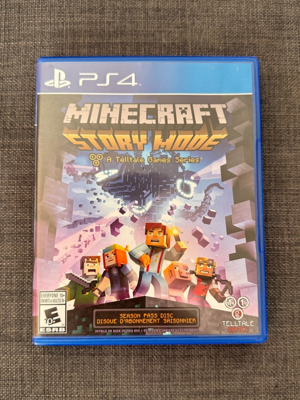 Minecraft: Story Mode Season Pass Sony PS4 Playstation 4 Game Complete